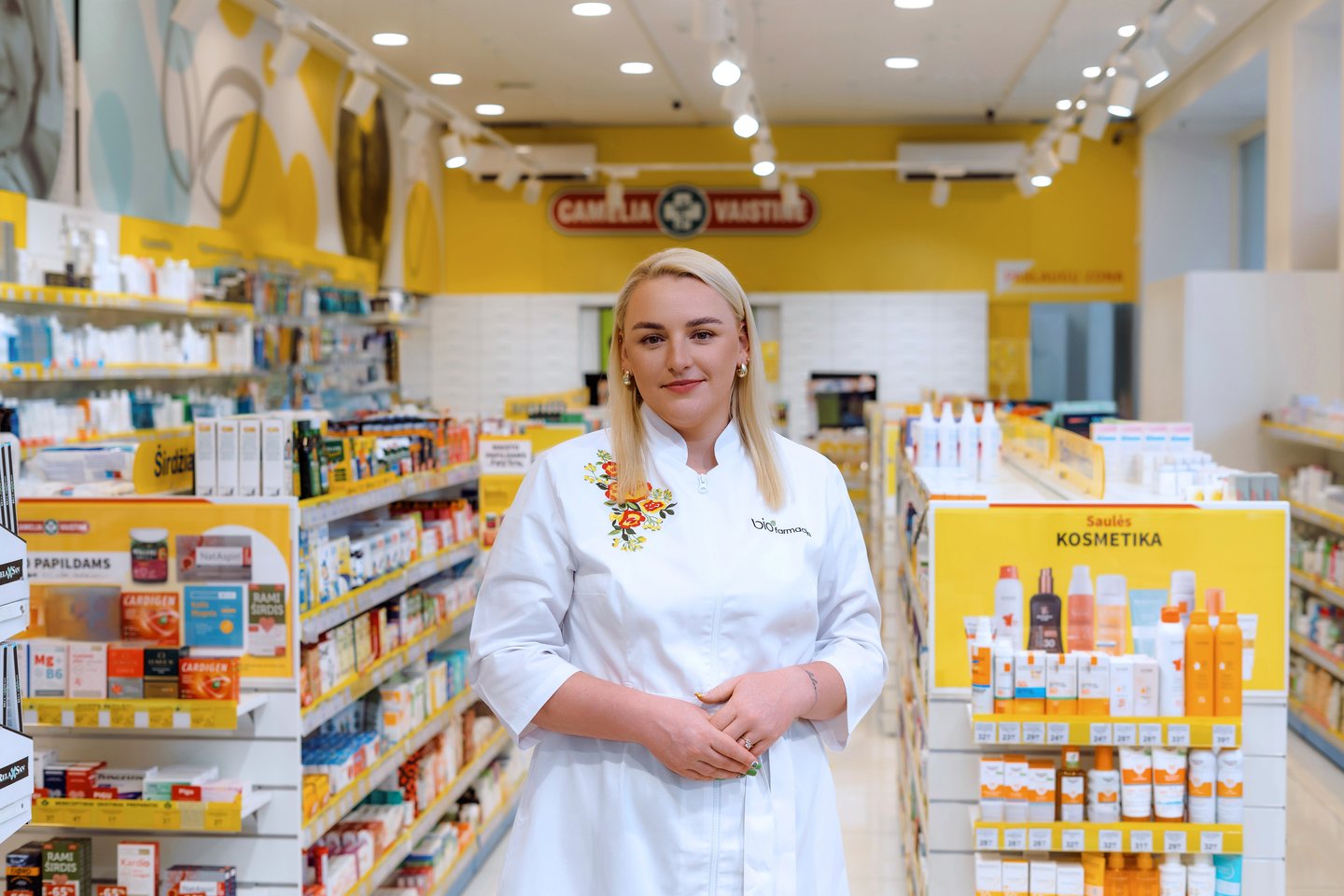 Vaistininkė Judita Voverė<br>Pranešimo spaudai nuotr.