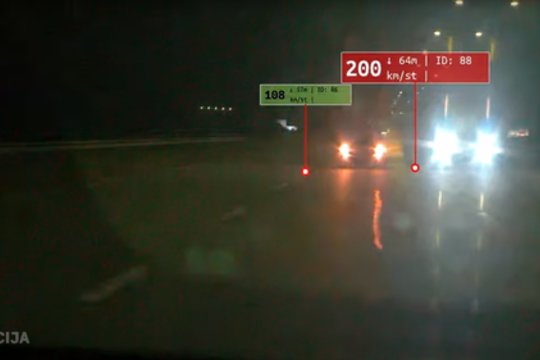 Savaitės lakstūnų turi ir Latvija: prie Rygos greitį daugiau nei 100 km/val. viršijęs „Porsche“ vairuotojas liko be teisių