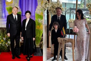 Patyliukais Palangoje LKL prezidentas Remigijus Milašius vedė 23 metais jaunesnę mylimąją Brigitą