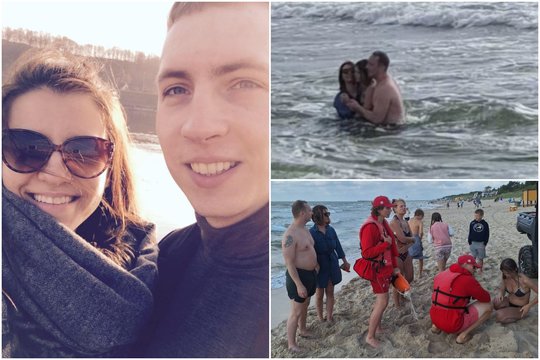 Prieš pat vestuves kaunietis nepabūgo rizikuoti gyvybe: didvyriui – padėkos už išgelbėtus žmones