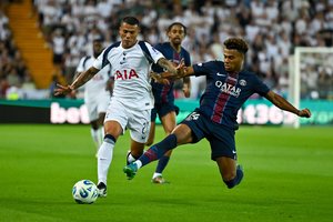 Dramatiška PSG sėkmė Supertaurės mače – anglams pelnė du įvarčius per 10 minučių