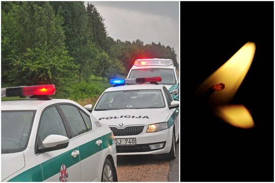 Baisi nelaimė Tauragėje: ties remontuojamu kelio ruožu autogreideris suvažinėjo 84 metų dviratininkę