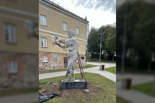 Zarasuose - dar vienas išpuolis prieš M. Saukos kūrinį „Liudytoja“