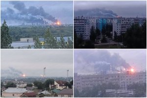 Samaros srityje – sprogimai vienas po kito: valdžia tyli, o rusai dalijasi dūmų stulpų ir ugnies vaizdais