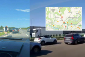 Link pajūrio ir vėl spūstys: eismą sutrikdė masinė avarija
