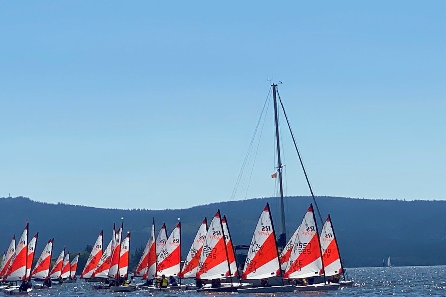 „RS Tera“ jachtų klasės pasaulio čempionatas šiemet vyko Čekijoje<br> D. Gerasimavičius nuotr.
