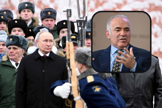 G. Kasparovas išklojo, ką mano apie derybas Aliaskoje: yra esminis skirtumas tarp A. Hitlerio ir V. Putino