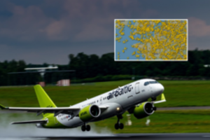 Palygino Europos dangų: virš Ukrainos – įspūdingas kontrastas