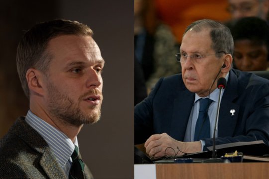 Po S. Lavrovo gesto – G. Landsbergio reakcija: nepagailėjo ironijos