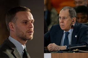 Po S. Lavrovo gesto – G. Landsbergio reakcija: nepagailėjo ironijos