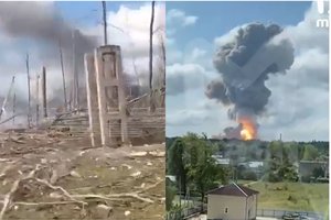 Milžiniškas sprogimas Rusijoje: gamykla išlėkus į orą, gelbėtojai tęsia paieškas griuvėsiuose 