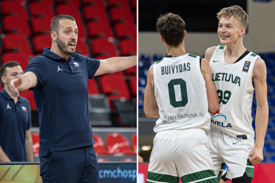Lietuvius puikiais vadinęs serbų treneris prieš U16 finalą: „Reikia kuo greičiau atsigauti“