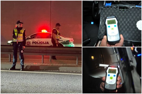 Įpusėjus ilgajam savaitgaliui šiurpą kelia girti vairuotojai – per parą pradėti mažiausiai 23 ikiteisminiai tyrimai