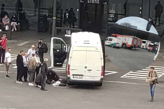 Nelaimė Kauno autobusų stotyje: pervažiuota ir prispausta moteris