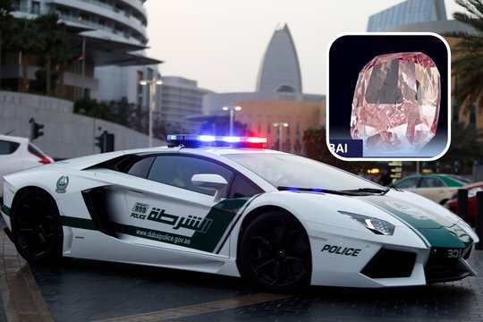 Dubajaus policija atgavo pavogtą 25 mln. JAV dolerių vertės deimantą