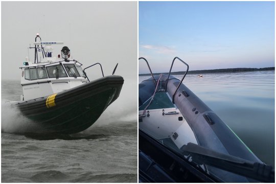 Kuršių mariose Žolinių išvakarėse pasieniečiai du kartus gelbėjo pramogautojus