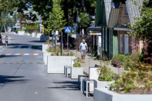 Trakų savivaldybė imasi veiksmų: Karaimų gatvėje statomas atitvaras prieš nelegalų verslą