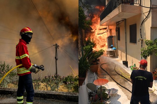 Turistų pamiltoje Ispanijoje ir Portugalijoje – pragaras: šalys skęsta liepsnose, auga žuvusių skaičius