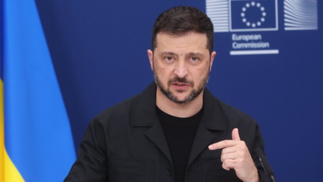 V. Zelenskis pakartojo dar kartą: esame pasiruošę susitikimui su V. Putinu