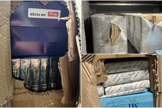 Vilniaus oro uoste – milžiniškos kontrabandos siuntos: rūkalų vertė gali siekti 2,5 milijono eurų