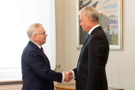 Po susitikimo su G. Nausėda – R. Šadžiaus pranešimas: užtikrinau prezidentą