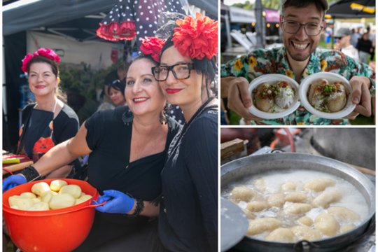 Cepelinų sostine tituluojamuose Gargžduose išrinktas gardžiausias cepelinų karalius