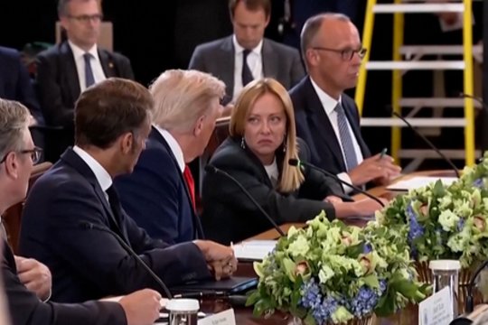 Iš G. Meloni lūpų – kandi replika: D. Trumpui pasakė, kas jai itin nepatinka