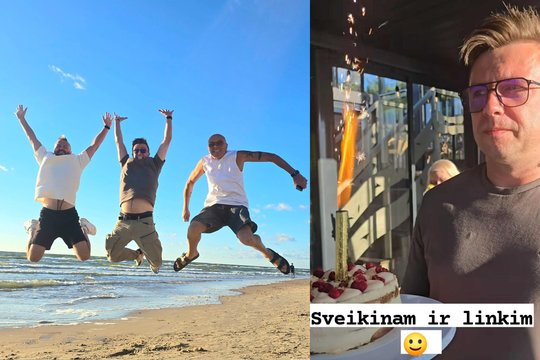 Gimtadienį M. Jampolskis paminėjo žvaigždžių pamėgtoje pajūrio vietoje: šventėje – artimiausi ir staigmenos