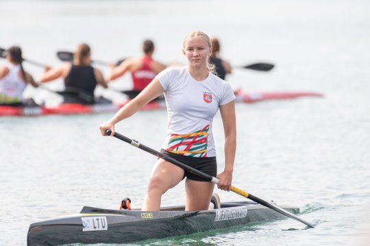 Pasaulio baidarių ir kanojų irklavimo čempionate Lietuvos rinktinės garbę gins ir 17-metė debiutantė