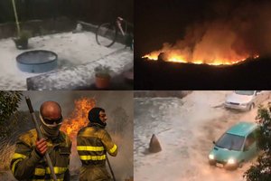 Chaosas turistų pamiltoje Ispanijoje: dalį siaubia liepsnos, kitur skandina liūtys