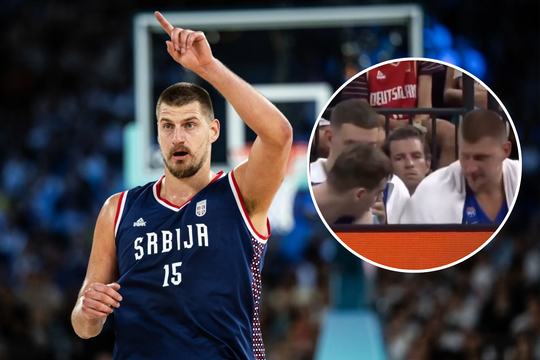 Serbų žvaigždės gestas atkreipė dėmesį – išplito N. Jokičiaus veiksmas ant atsarginių žaidėjų suolo