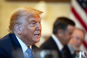 Radijo laidoje – skambus D. Trumpo pareiškimas