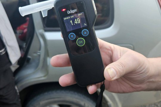 Druskininkų pasieniečiai sustabdė girtą vairuotoją iš Elektrėnų, neturėjusį leidimo būti pasienio ruože