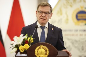 Vokietijos užsienio reikalų ministras reikalauja skubiai nutraukti ugnį Gazos Ruože