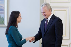 G. Nausėda prakalbo apie rizikos veiksnius, susijusius su I. Ruginienės vyro veikla