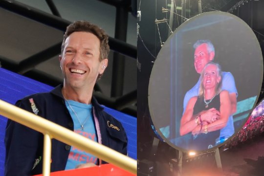 Po pasaulį sudrebinusio neištikimybės skandalo „Coldplay“ koncerte – pirma grupės lyderio C. Martino reakcija