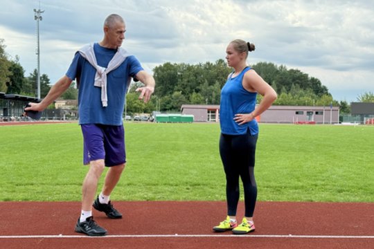 Paralimpietei Oksanai Dobrovolskajai – olimpinio čempiono Romo Ubarto patarimai