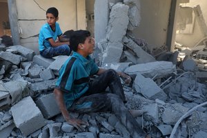 JT: badmiriaujančių vaikų skaičius Gazos Ruože nuo kovo išaugo tris kartus