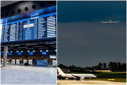 Vilniaus, Kauno ir Palangos oro uostams grasinta sprogimais – lėktuvų skrydžių nepaveikė
