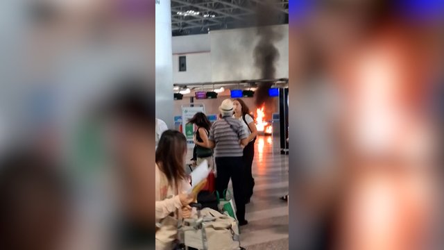 Viename pagrindinių Italijos oro uostų kilo gaisras: užfiksavo ir kaltininko sulaikymą