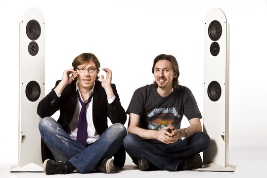 Po 15 metų skiriasi legendinis „Lietaus“ eterio duetas Marijus Berenis ir Jonas Radzevičius