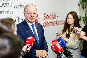 Po pasitraukimo iš Seimo pirmininko posto S. Skvernelis svarsto dirbti NSGK
