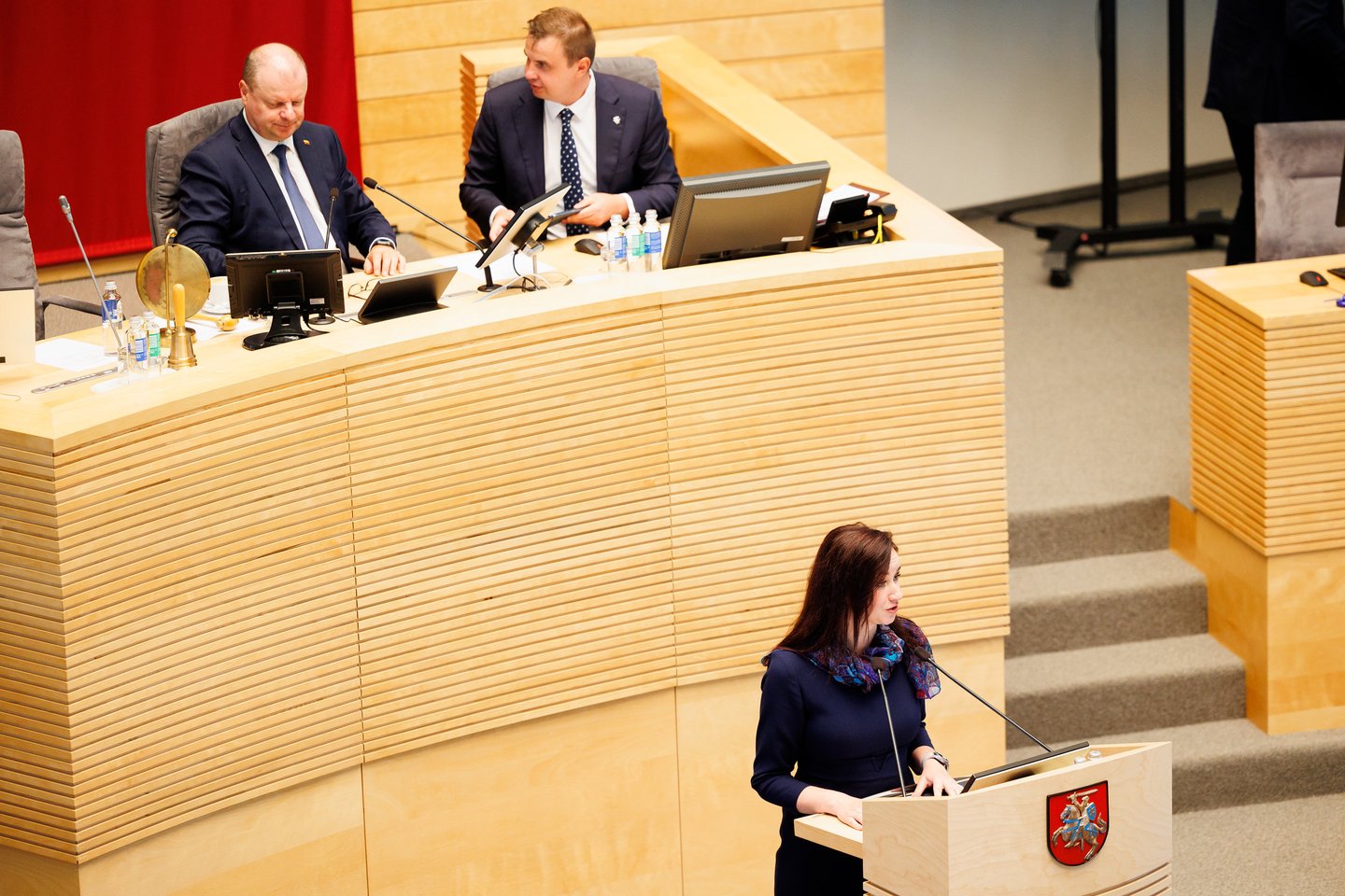 Neeilinė Seimo sesija.<br> T.Bauro nuotr.