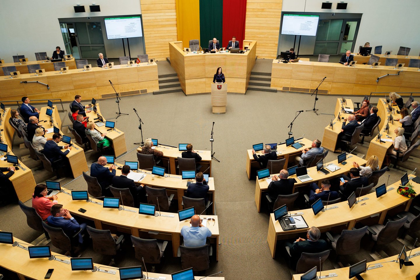 Neeilinė Seimo sesija.<br> T.Bauro nuotr.