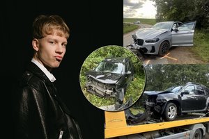 Adomas Vyšniauskas sukėlė didžiulę avariją: nukentėjusiai prireikė medikų pagalbos