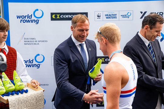 M. Griškonis apie pasaulio jaunių irklavimo čempionatą Trakuose: „Atsiliepimai patys geriausi“