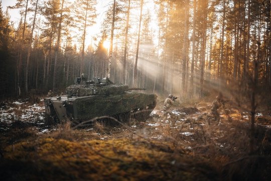 Lietuva tariasi dėl pėstininkų kovos mašinų CV90 surinkimo galimybių Lietuvoje