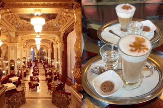 Gražiausia kavinė pasaulyje Budapešte: kiek teks pakloti už kavą su aukso dulkėmis