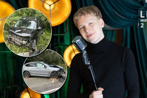 Po sukrečiančio eismo įvykio – pirma Adomo Vyšniausko reakcija