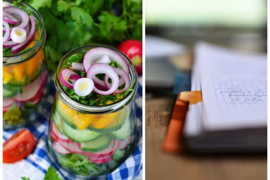 Pasiruoškite žiemai: paprastas, senas pomidorų ir agurkų salotų receptas iš seno močiutės sąsiuvinio